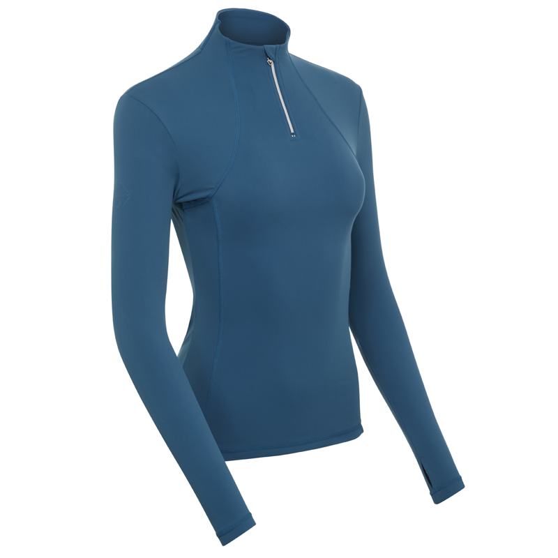 LeMieux Liberte Zipped Neck Base Layer - Marine-1