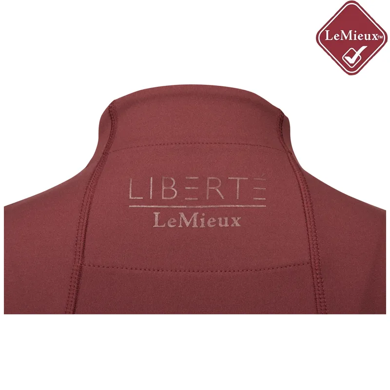 My LeMieux Liberte Zipped Base Layer - Rioja-3