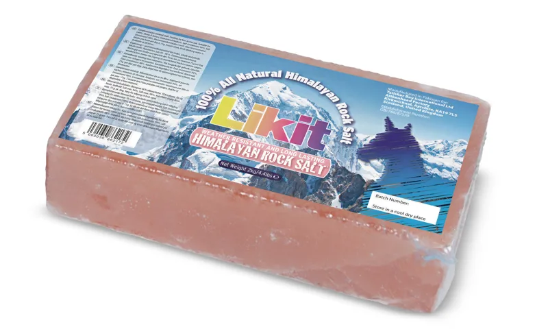 Likit 2kg Himalayan Rock Salt Lick Brick in Pink