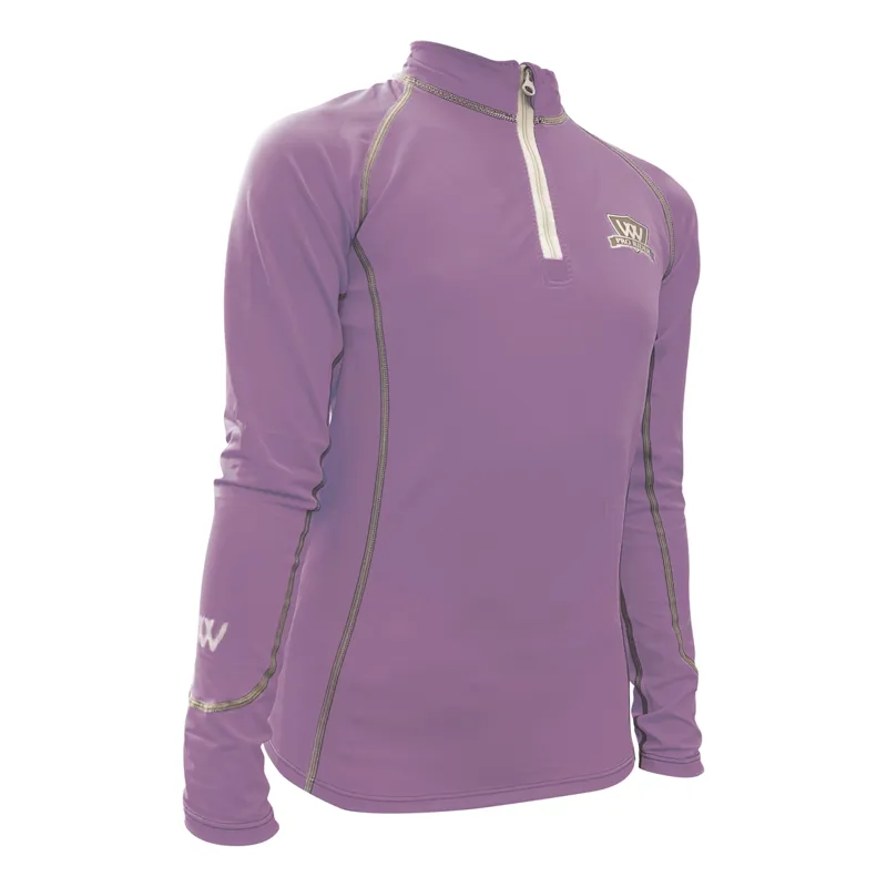 Woof Wear Young Riding Pro Performance Riding Shirt - Lilac