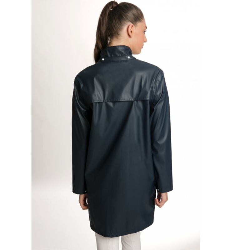 Horseware Linny Long Rain Jacket - French Navy-1