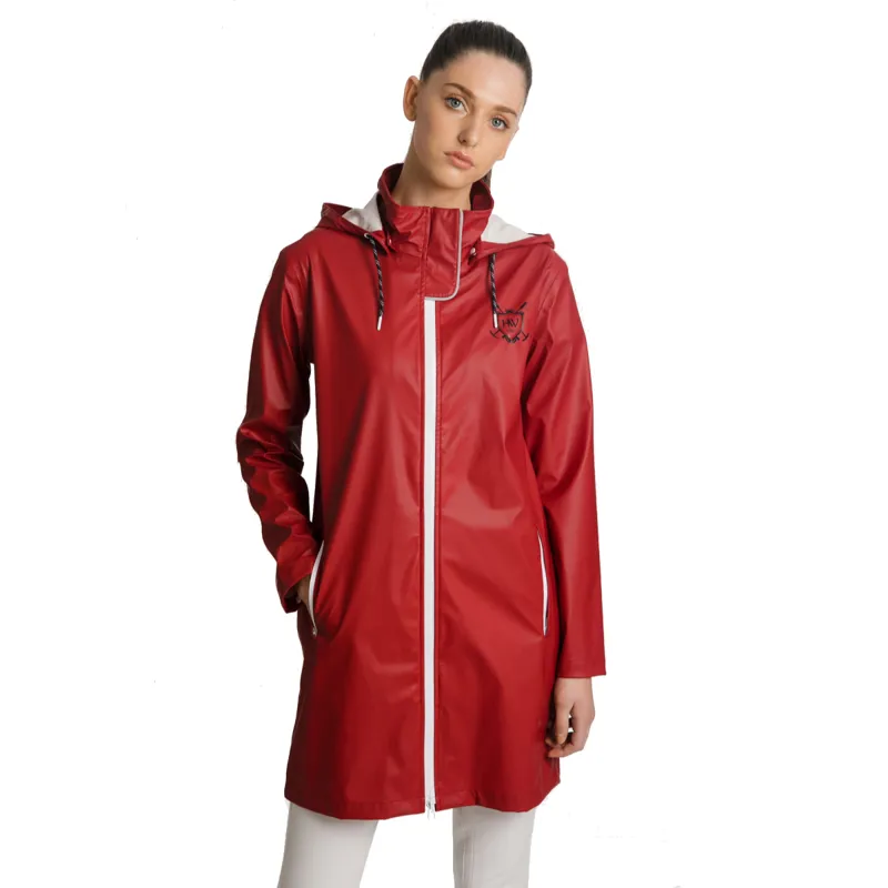 Horseware Linny Long Rain Jacket - Scarlet