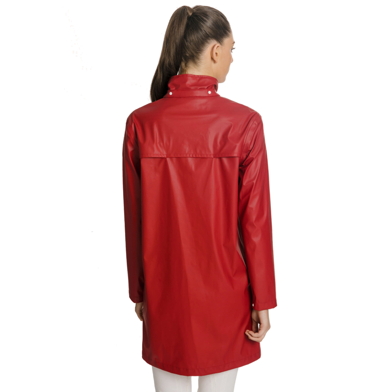 Horseware Linny Long Rain Jacket - Scarlet-1