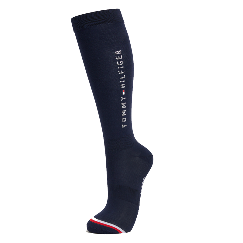 Tommy Hilfiger Women's Lisbon Studded Riding Socks - Desert Sky