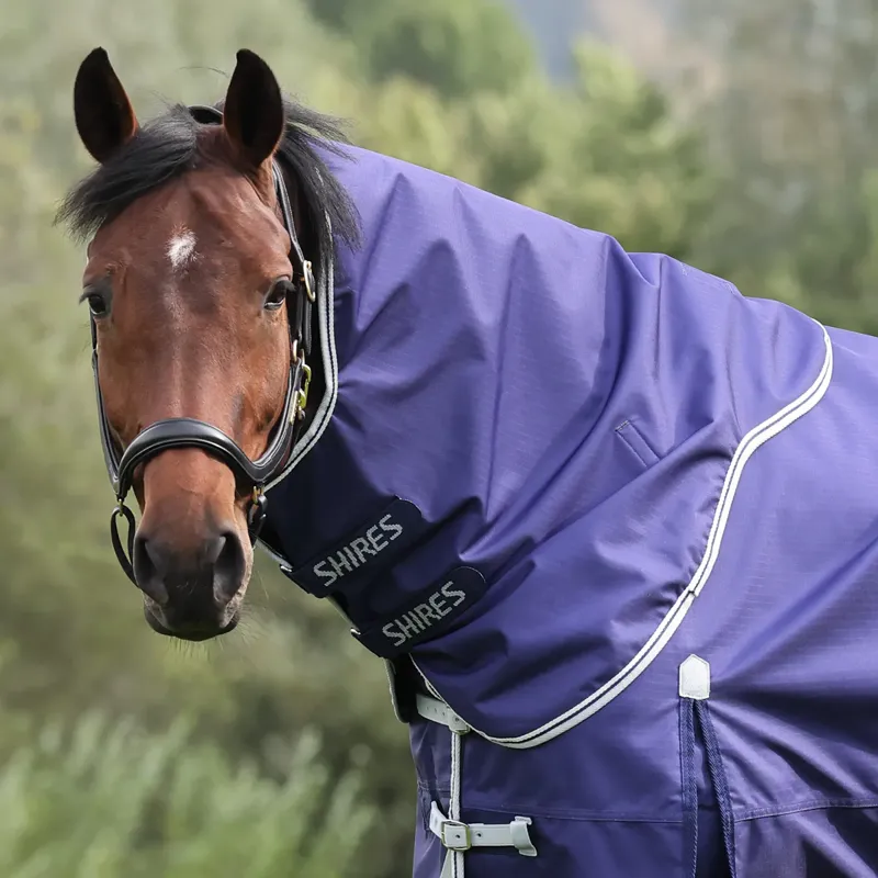 Shires Highlander Original Lite Turnout Rug Neck Cover - Navy