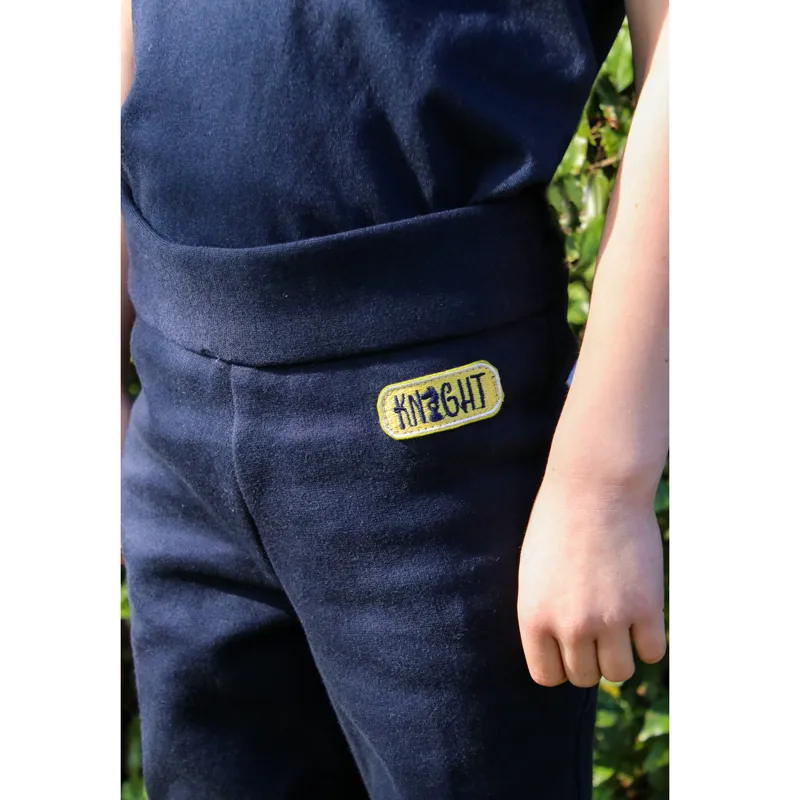 Little Knight Be Brave Tots Jodhpurs - Navy/Yellow-4