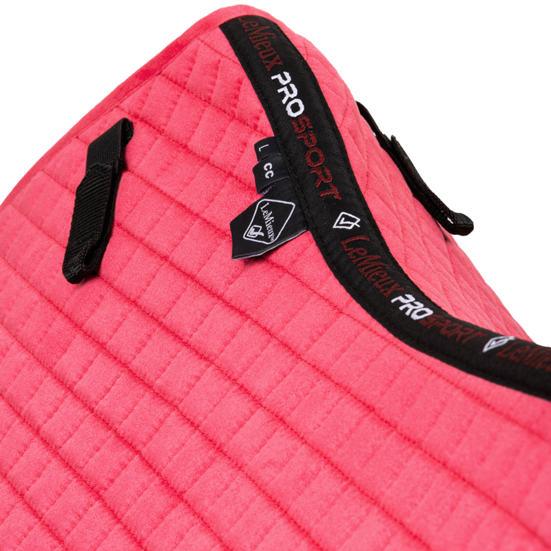 LeMieux Suede Close Contact Square - Watermelon-1