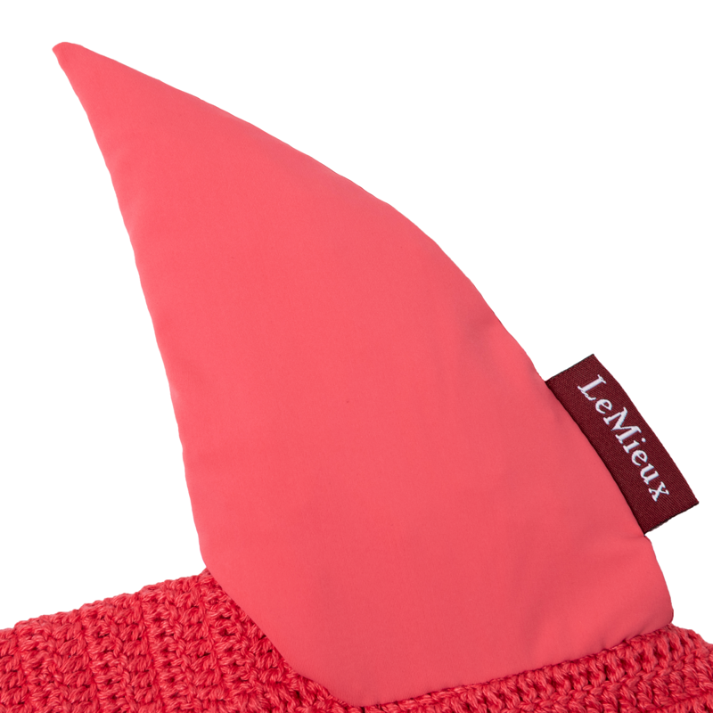 LeMieux Classic Lycra Fly Hood - Papaya-2