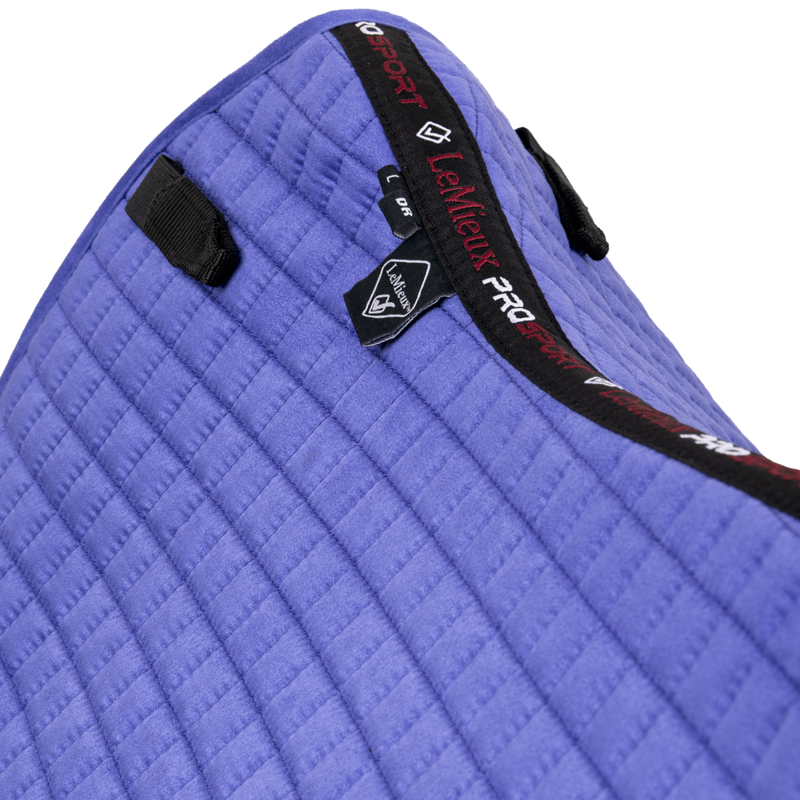 LeMieux Suede Dressage Square - Bluebell-4