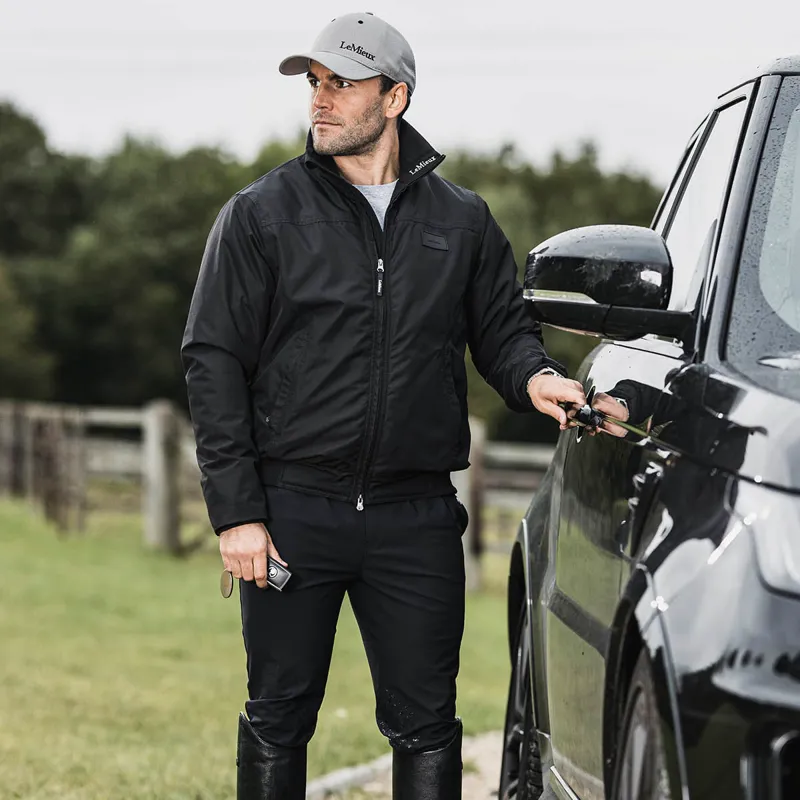 LeMieux Elite Mens Crew Jacket - Black-3