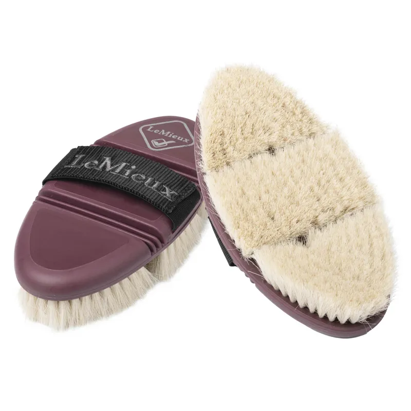 LeMieux Flexi Goats Hair Body Brush - Rioja