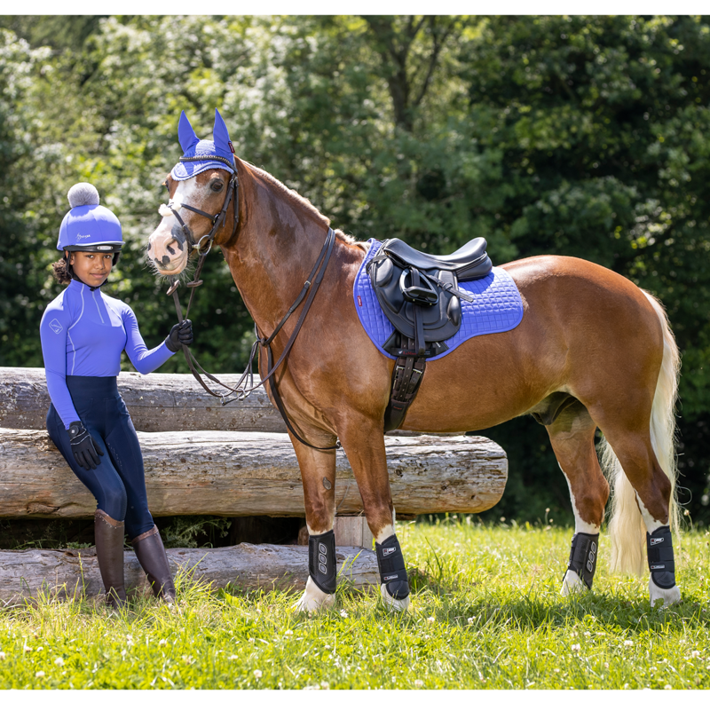 LeMieux Suede GP Square - Bluebell-2
