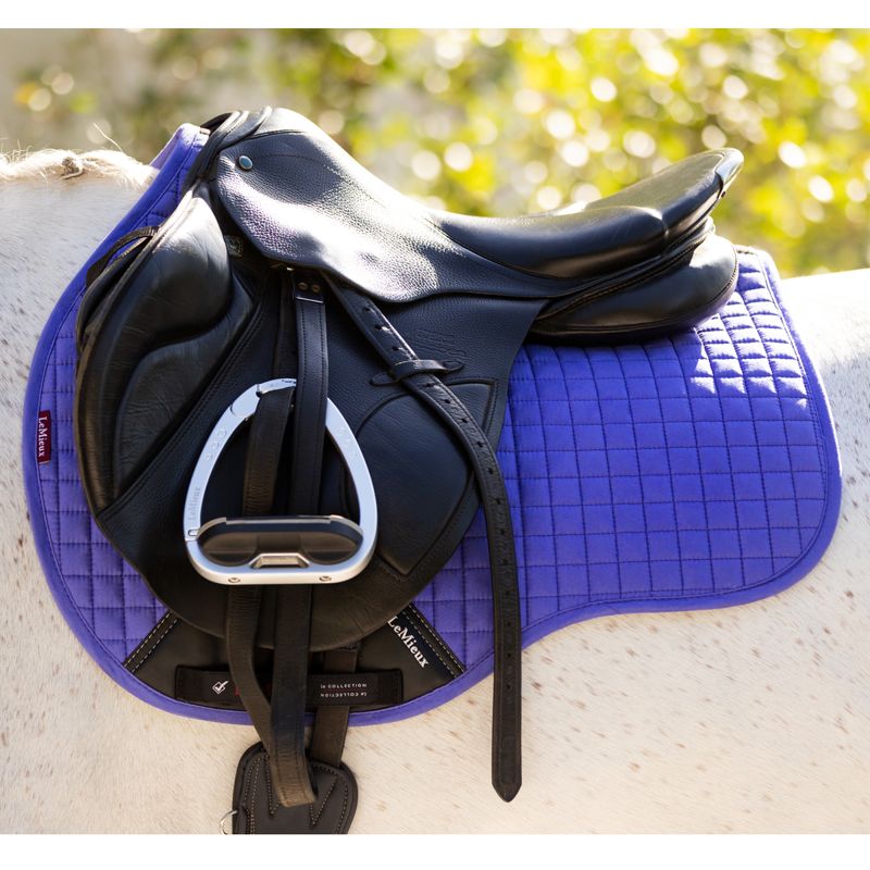 LeMieux Suede GP Square - Bluebell-1