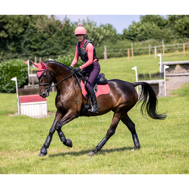 LeMieux Suede GP Square - Papaya-5