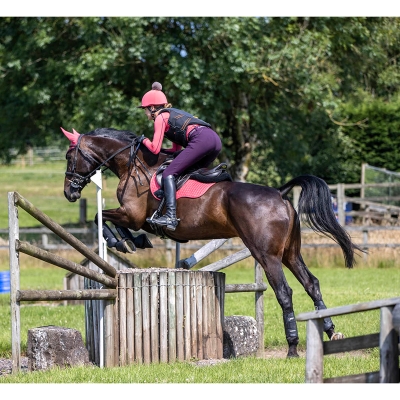 LeMieux Suede GP Square - Papaya-4