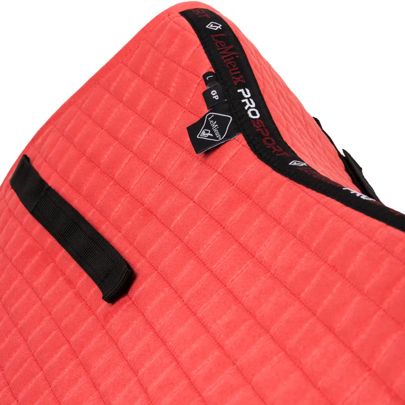 LeMieux Suede GP Square - Papaya-1