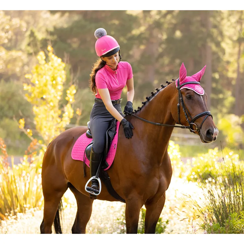 LeMieux Suede GP Square - Watermelon-3