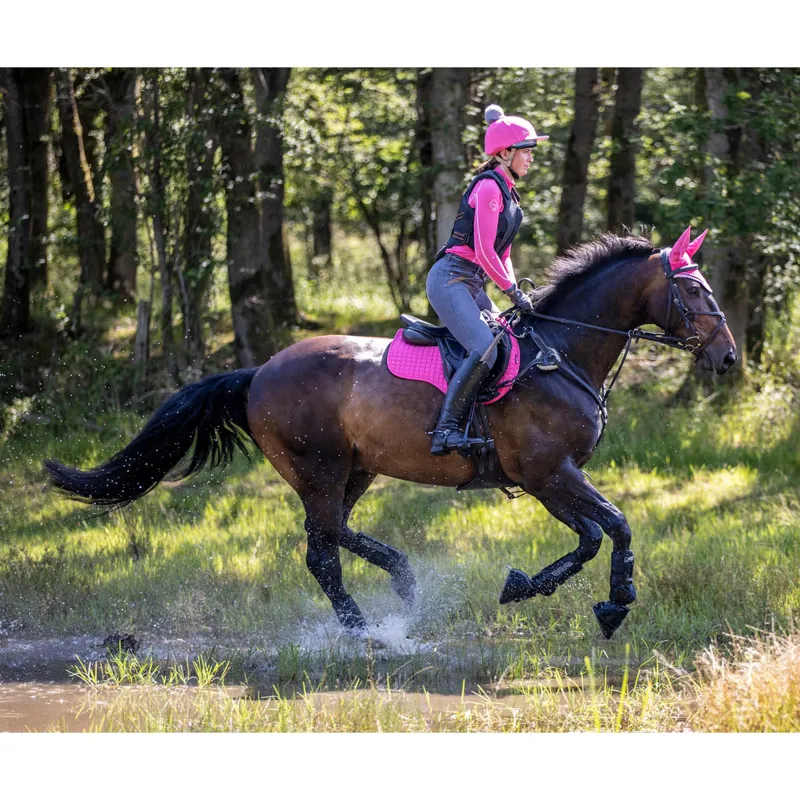 LeMieux Suede GP Square - Watermelon-1