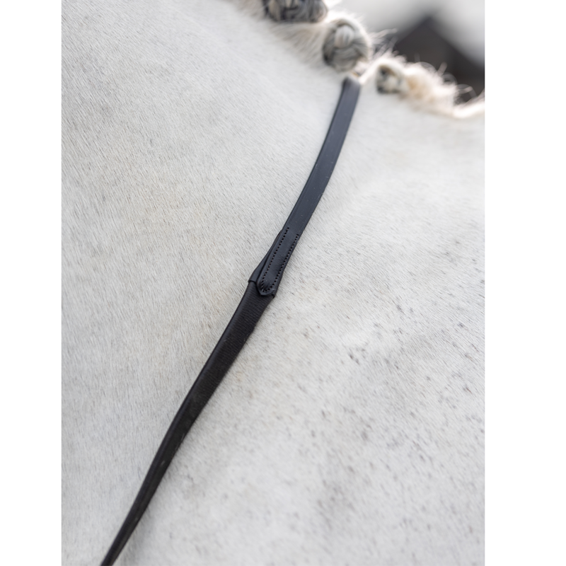 LeMieux Kris Extreme Rubber Reins - Brown/Brown-1