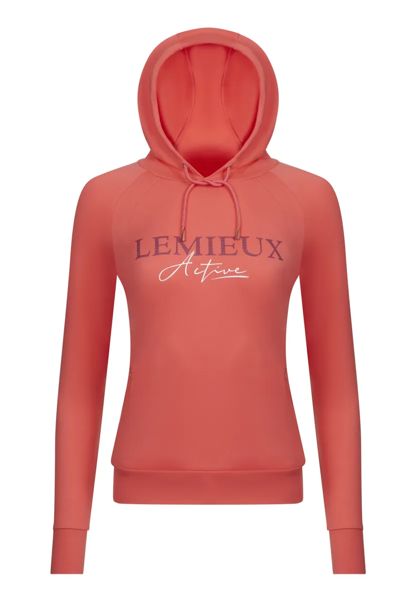 My LeMieux Luxe Hoodie - Papaya-2