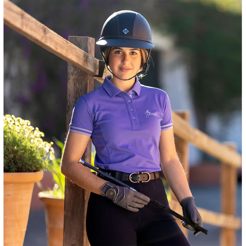 My LeMieux Polo Shirt - Bluebell-4