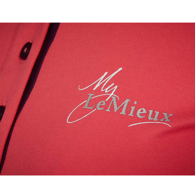 My LeMieux Polo Shirt - Papaya -3