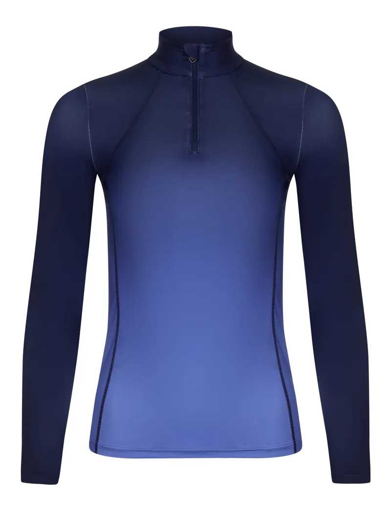 LeMieux Spectrum Young Rider Base Layer - Navy/Bluebell