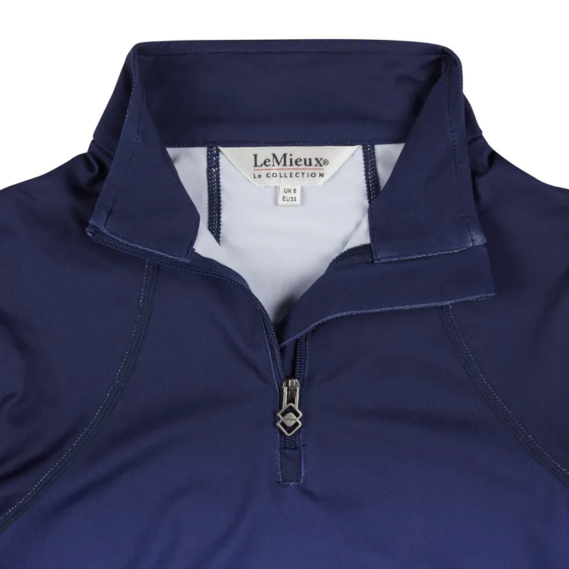 LeMieux Spectrum Young Rider Base Layer - Navy/Bluebell-2