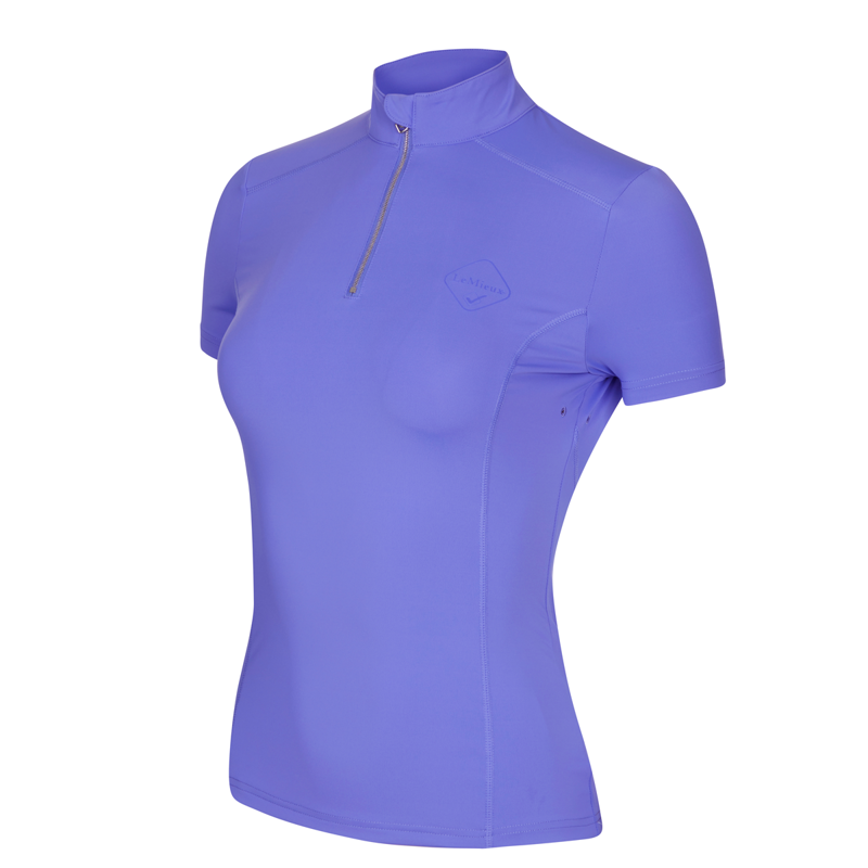 LeMieux Activewear Short Sleeve Base Layer - Bluebell-3