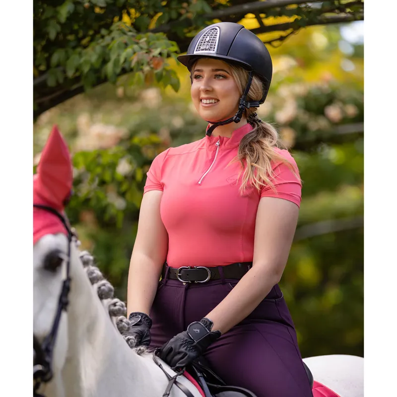 LeMieux Activewear Short Sleeve Base Layer - Papaya -4