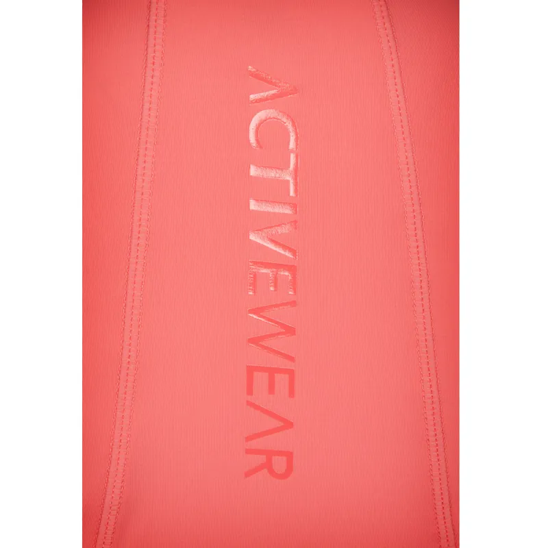 LeMieux Activewear Short Sleeve Base Layer - Papaya -3