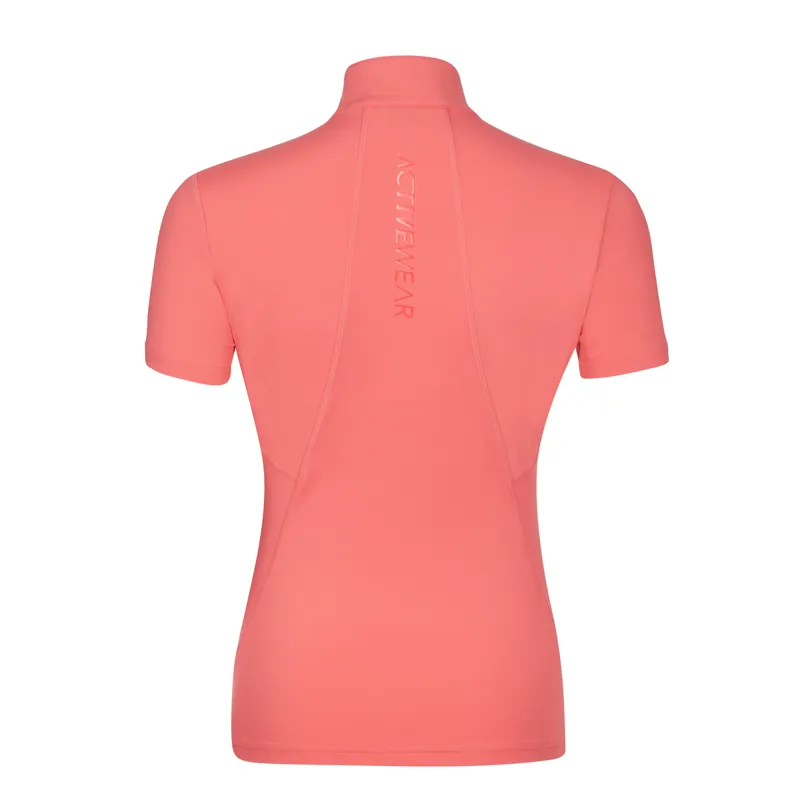 LeMieux Activewear Short Sleeve Base Layer - Papaya -2