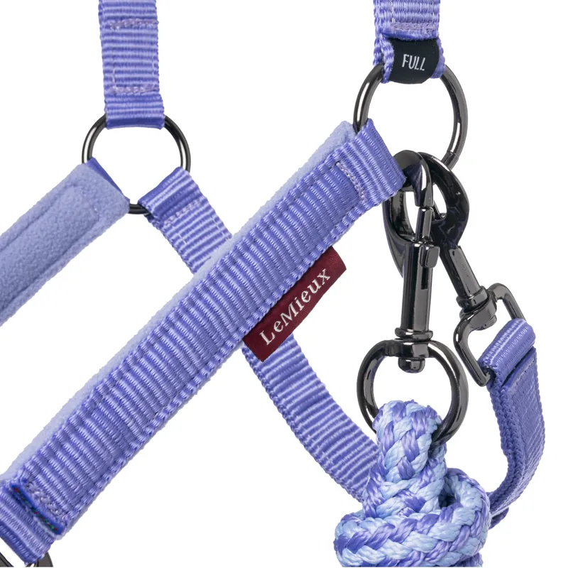 LeMieux Vogue Fleece Headcollar and Leadrope - Bluebell-2