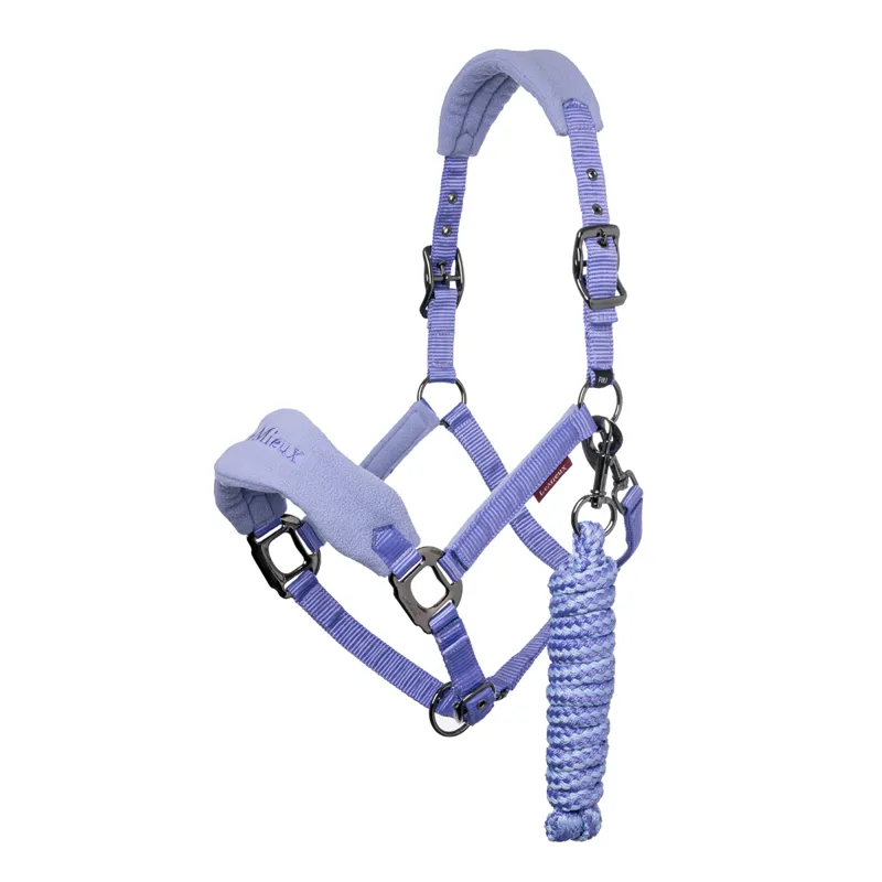 LeMieux Vogue Fleece Headcollar and Leadrope - Bluebell