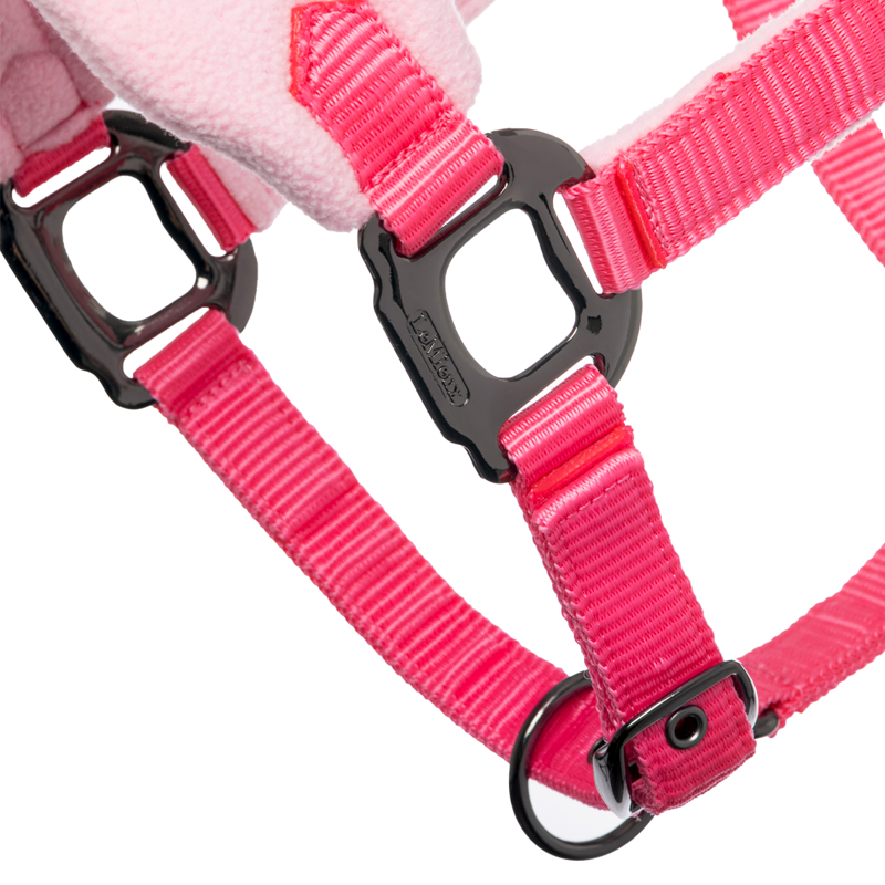 LeMieux Vogue Fleece Headcollar and Leadrope - Watermelon-2