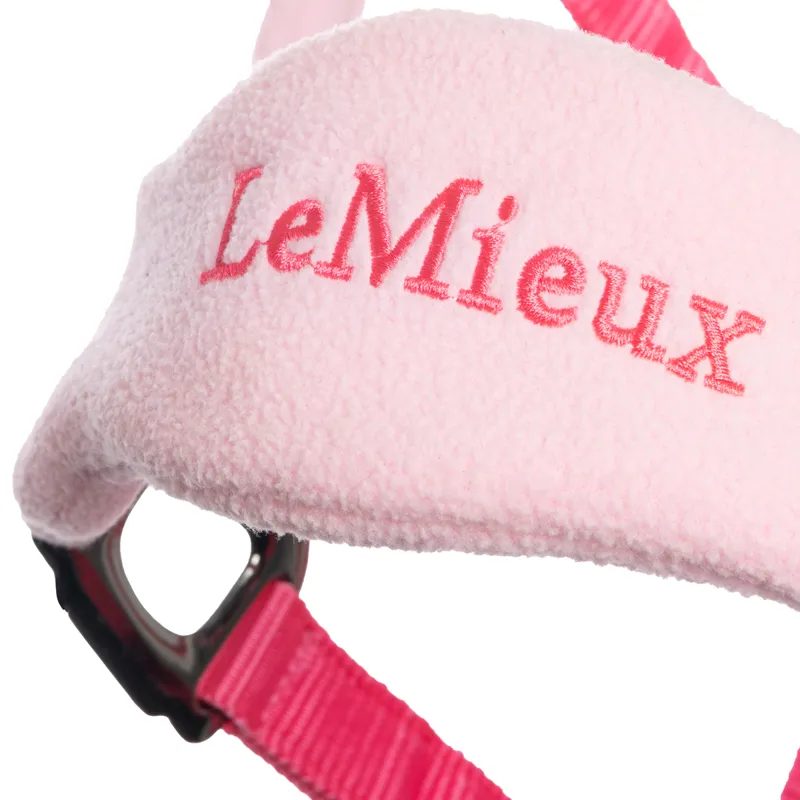 LeMieux Vogue Fleece Headcollar and Leadrope - Watermelon-1