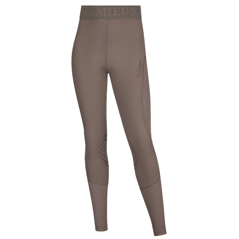 LeMieux Young Rider Lizzie Mesh Legging - Walnut-1