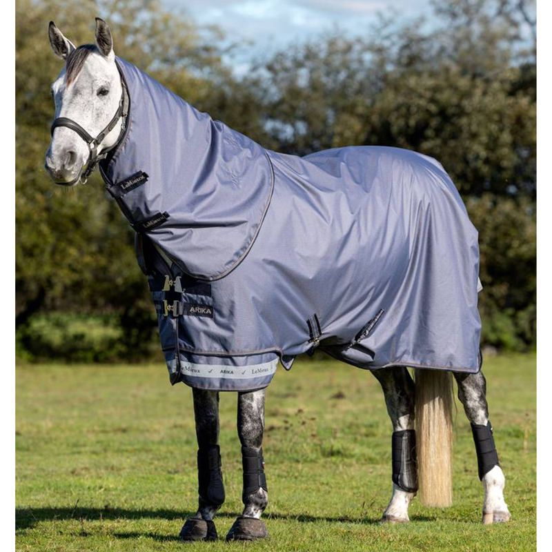 LeMieux Arika 600D Ripstop 0g Turnout Rug - Jay Blue