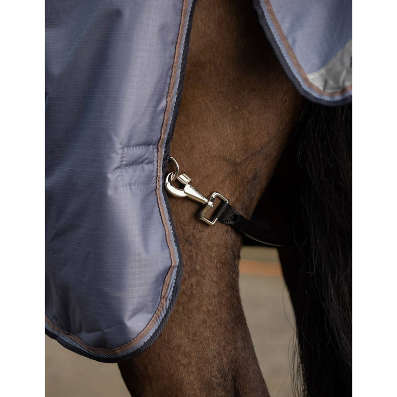LeMieux Arika 600D Ripstop 0g Turnout Rug - Jay Blue-5