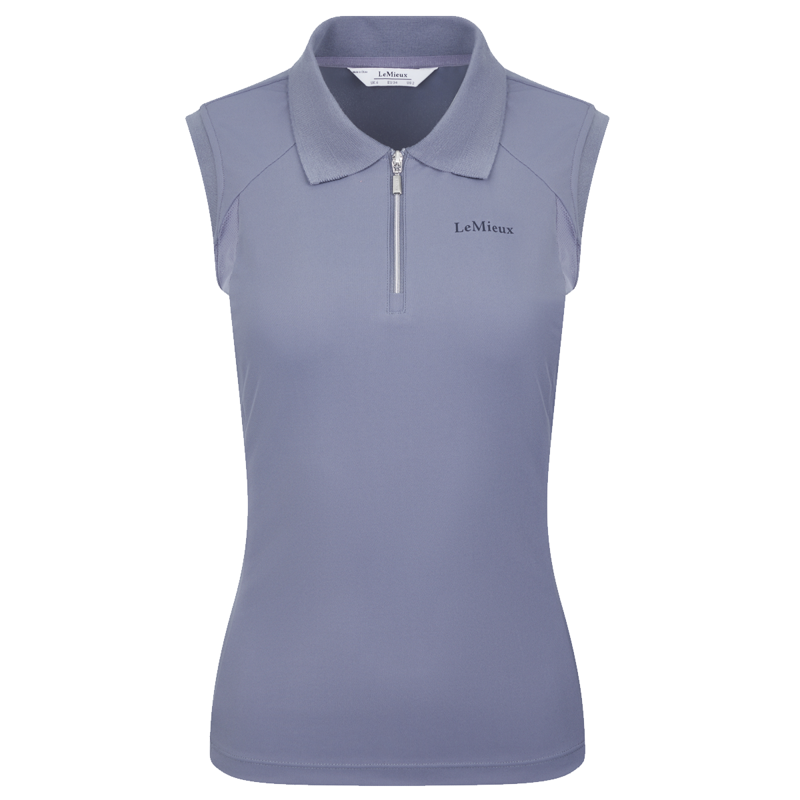 LeMieux Sleeveless Sport Polo - Jay Blue-1