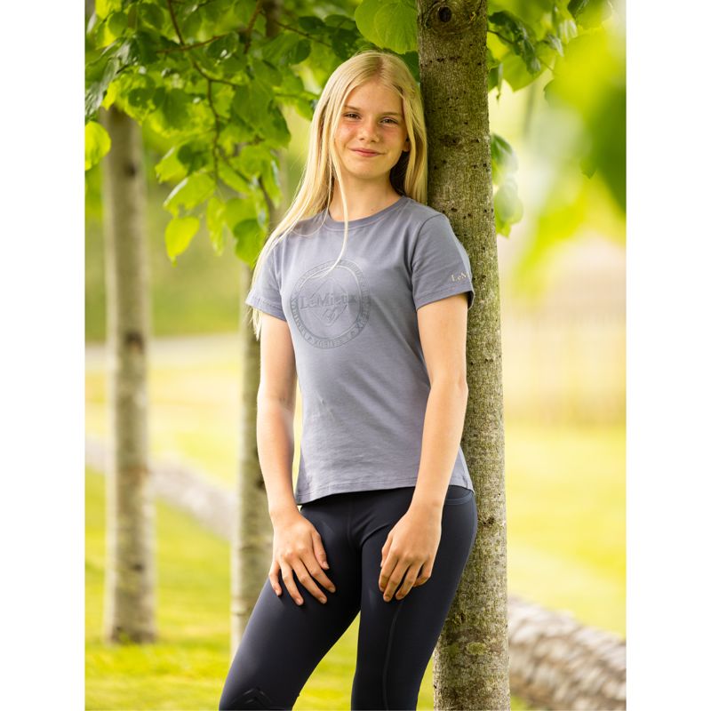 LeMieux Young Rider Arianna T-Shirt - Jay Blue-3