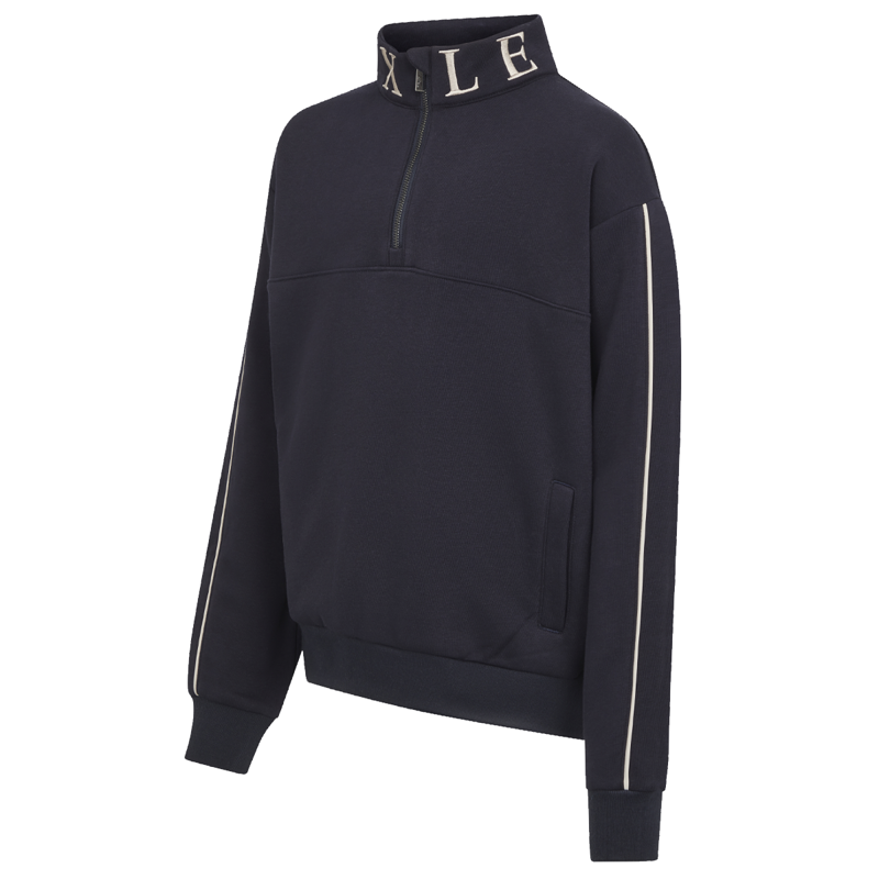 LeMieux Young Rider Kate Quarter Zip Sweater - Navy-1