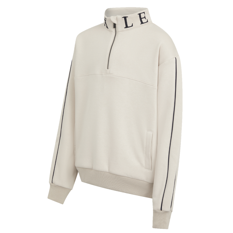 LeMieux Young Rider Kate Quarter Zip Sweater - Stone-1