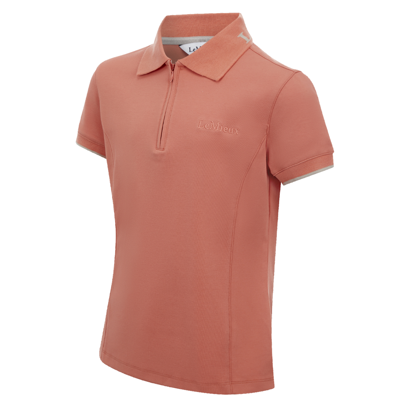 LeMieux Young Rider Polo Shirt - Apricot-1