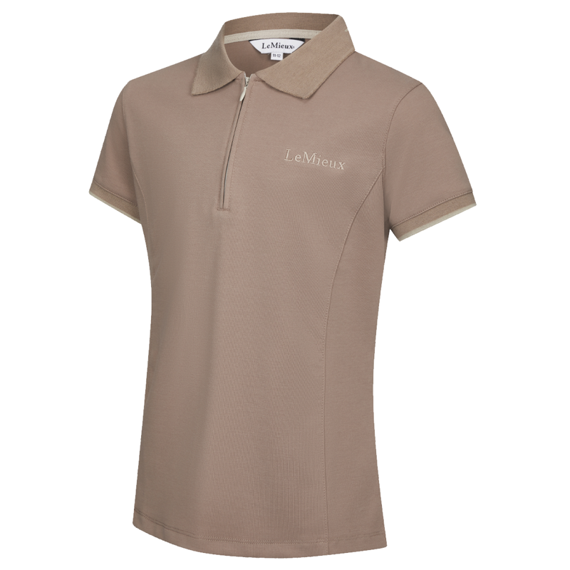 LeMieux Young Rider Polo Shirt - Mink-1