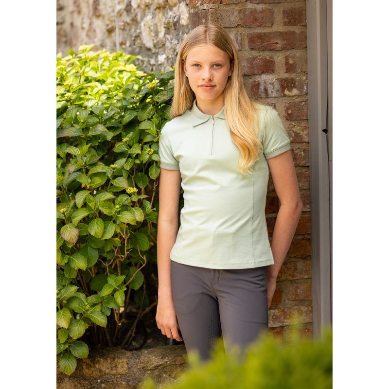 LeMieux Young Rider Polo Shirt - Pistachio-3