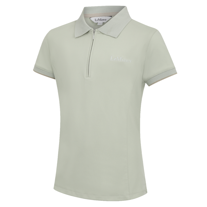 LeMieux Young Rider Polo Shirt - Pistachio-1