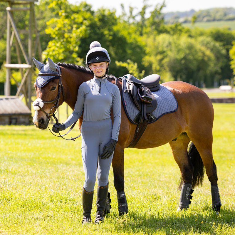 LeMieux Young Rider Pull On Breech - Jay Blue-2