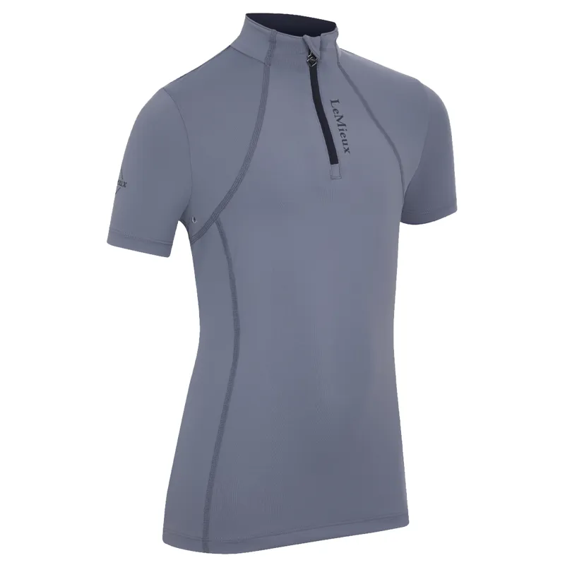 LeMieux Young Rider Short Sleeve Base Layer - Jay Blue