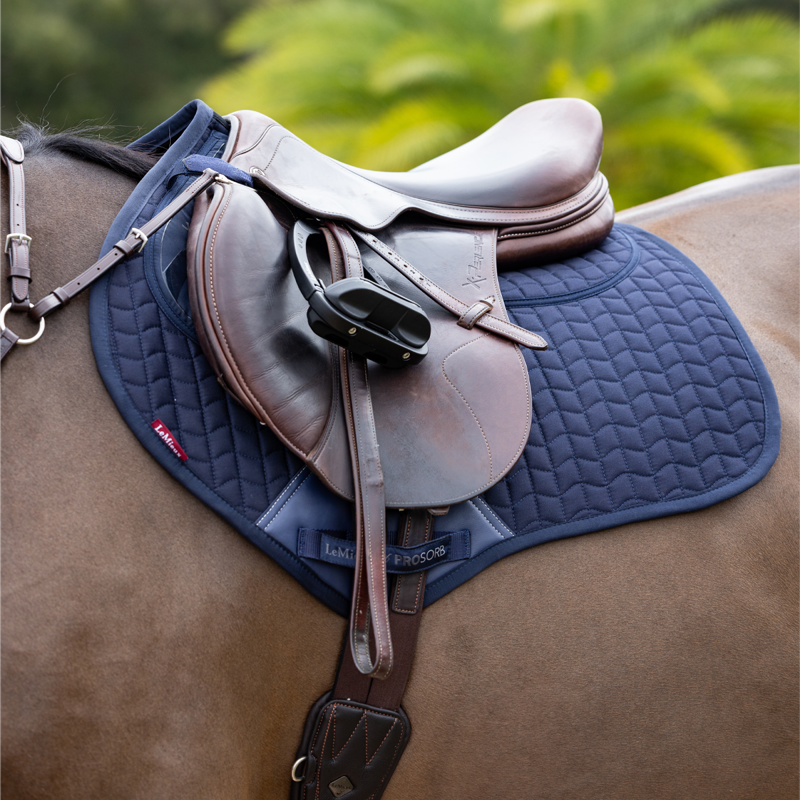 LeMieux Prosorb Plain 2 Pocket Close Contact Square Large - Navy-1